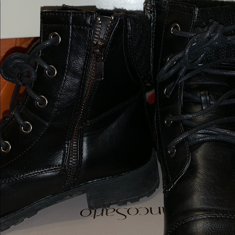 BLACK COMBAT BOOTIES